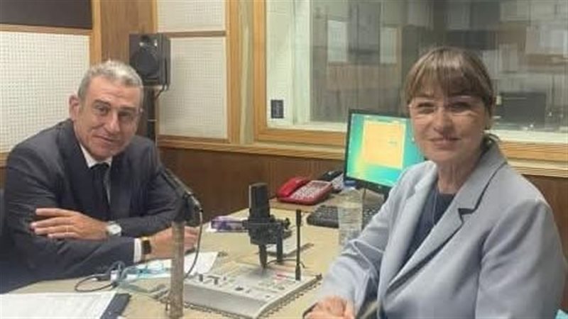 جانب من حوار سفيرة الأمم المتحدة بالقاهرة مع الإذاعة المصرية