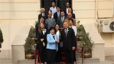 محافظ القاهرة يستقبل محافظ العاصمة اليابانية طوكيو