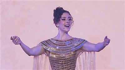 من هي شيرين أحمد طارق نجمة افتتاح المتحف المصري الكبير؟