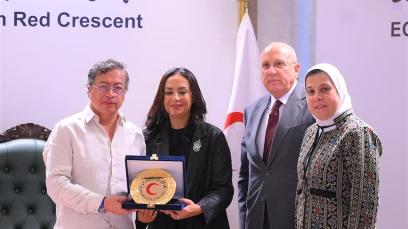 وزيرة التضامن ورئيس جمهورية كولومبيا