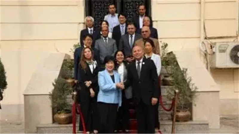 محافظ القاهرة يستقبل محافظ العاصمة اليابانية طوكيو