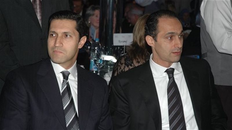 علاء وجمال مبارك في حفل افتتاح المتحف المصري الكبير