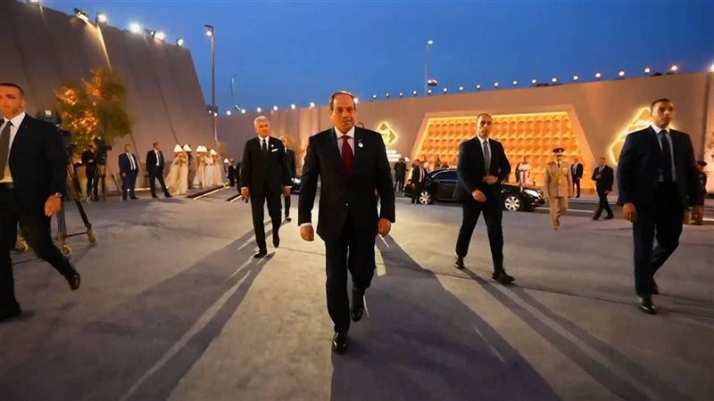 وصول الرئيس السيسي 