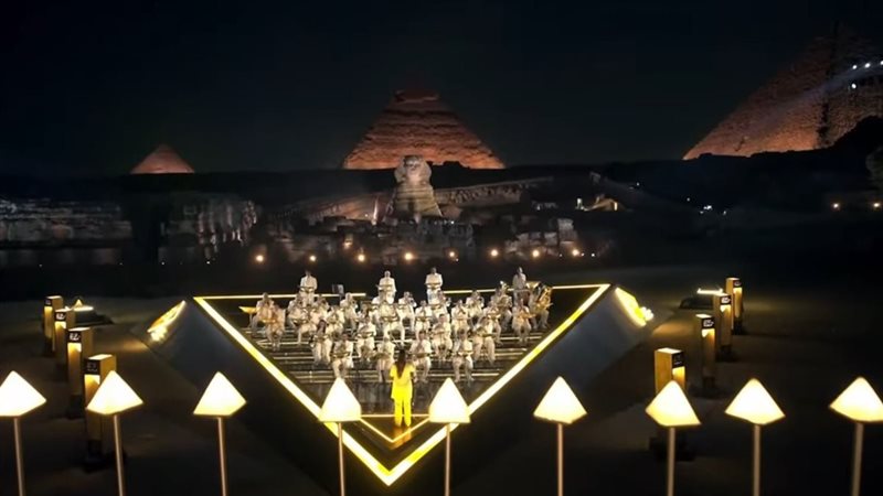 جانب من حفل افتتاح المتحف المصري الكبير