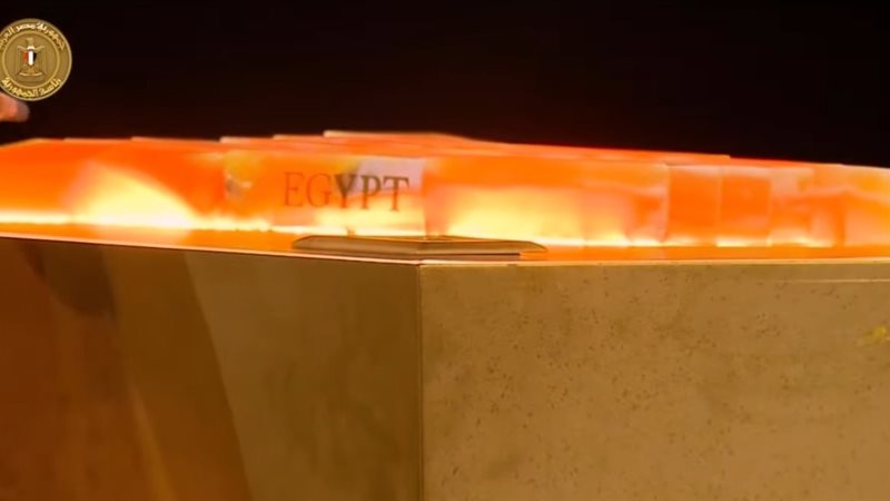 القطعة الأخيرة بالمتحف المصري الكبير