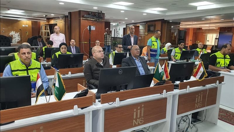 غرفةعمليات الجيزة تتابع فعاليات افتتاح المتحف المصري الكبير 