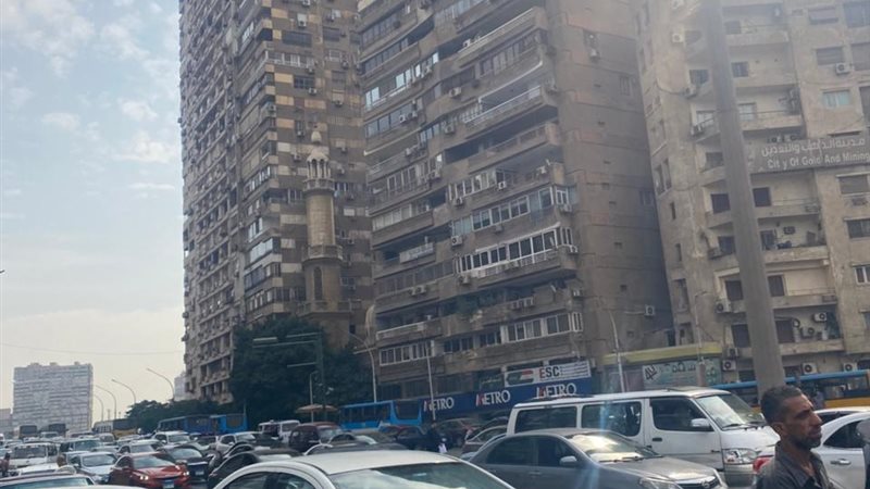 شلل مروري بالقاهرة والمحافظات