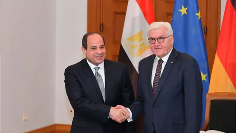 الرئيس السيسي ونظيره الألماني