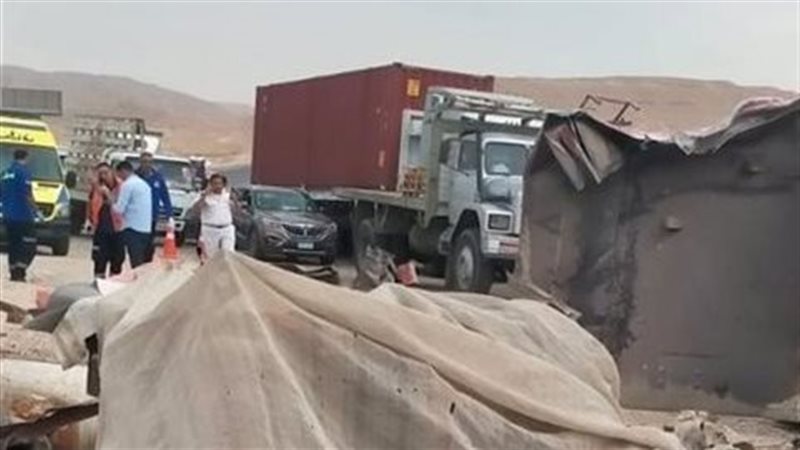 حادث تصادم مروع بنفق الأتوستراد